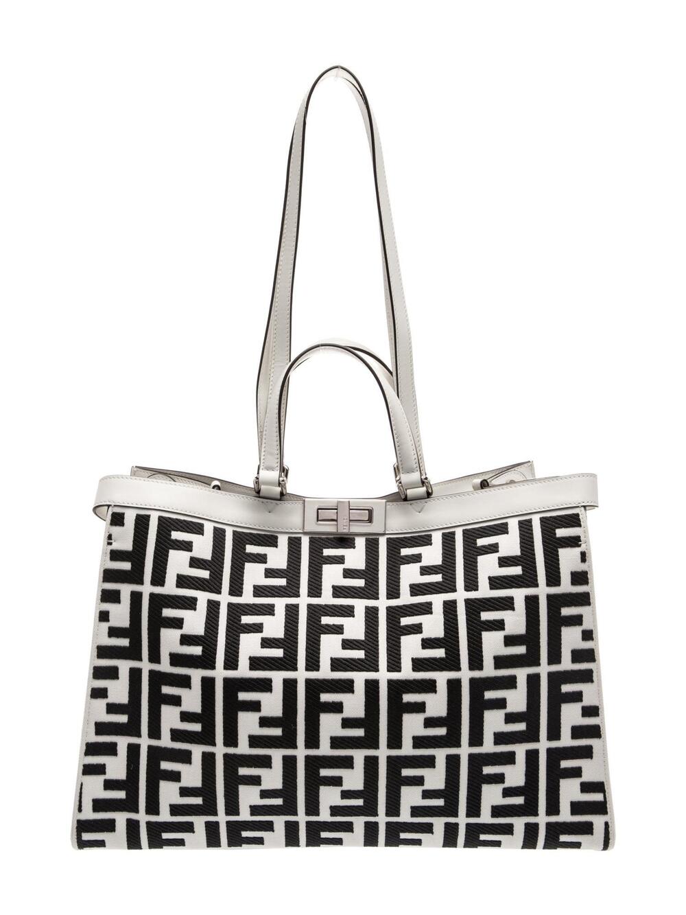 Fendi Zucca Ff Peekaboo Medium #341195F99B